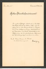 k.k. naturhistorisches Hofmuseum, Intendanzakten 1885-1896 (Hauer), Aktenzahl Z.385/1887, Seite 1